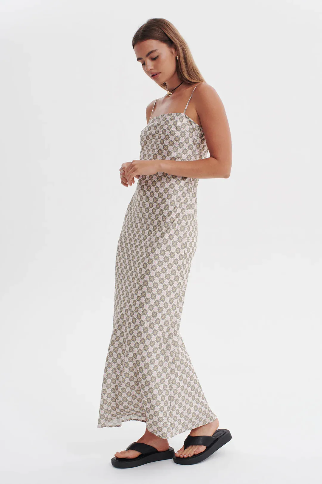 Sarna Slip Dress Floral
