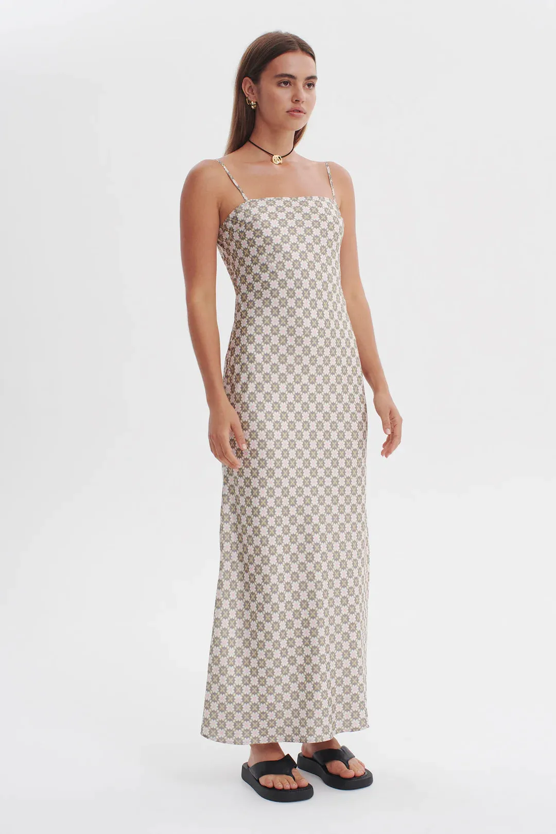 Sarna Slip Dress Floral