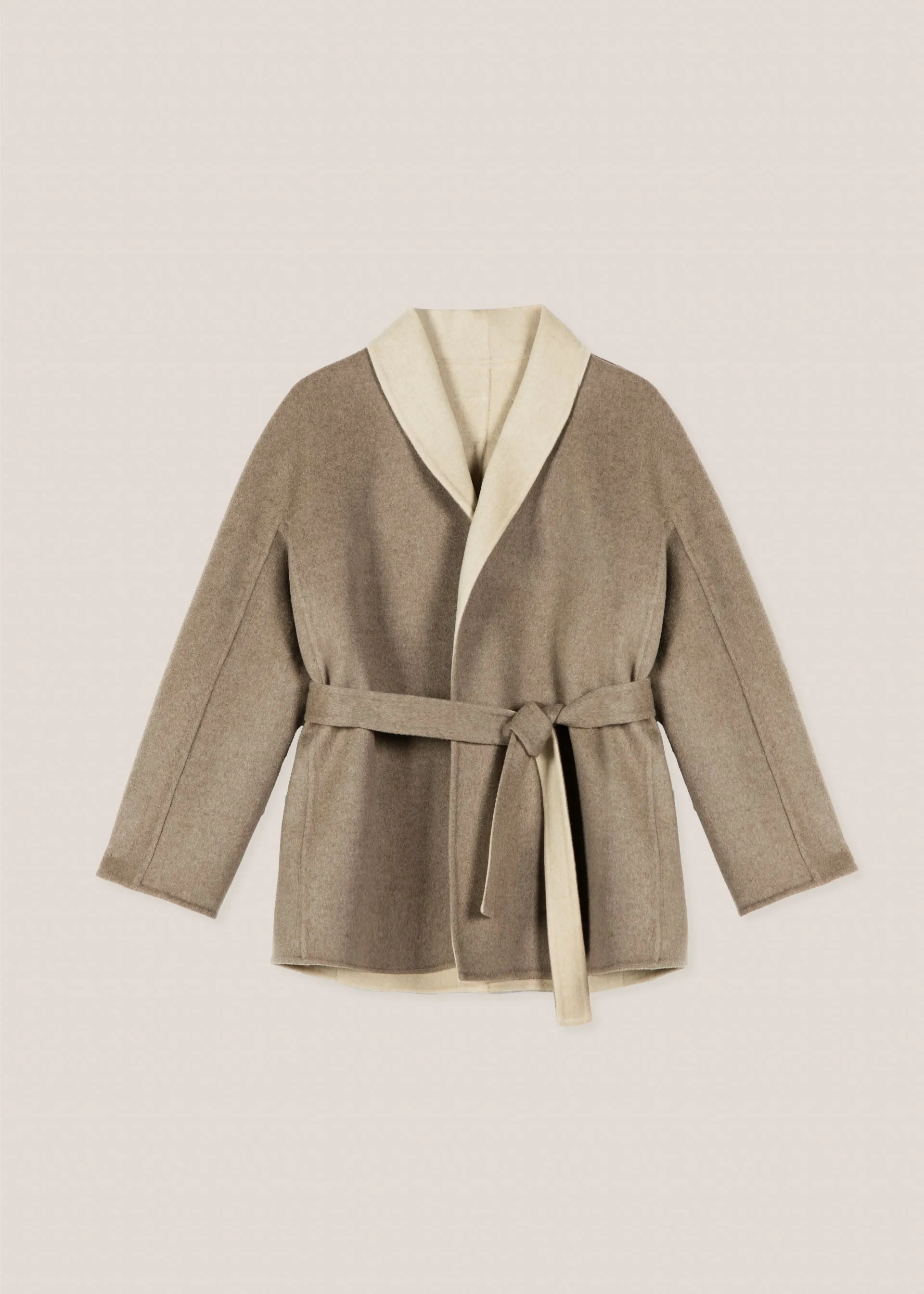 Shawl Lapel Collar Short Coat