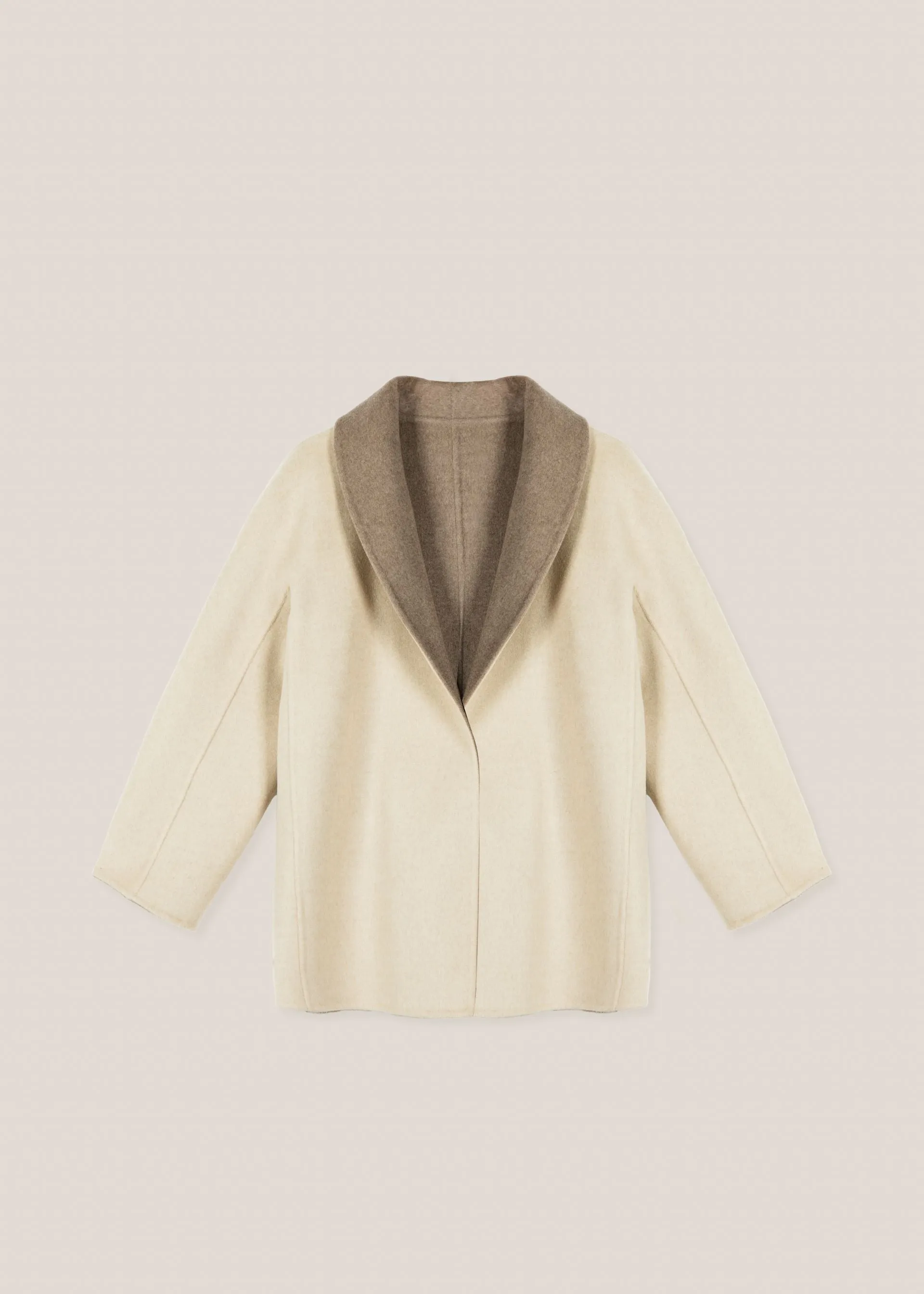 Shawl Lapel Collar Short Coat
