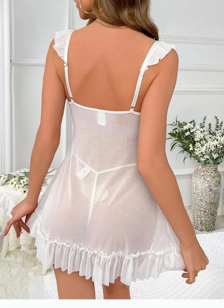 Sheer White Slip Nightdress