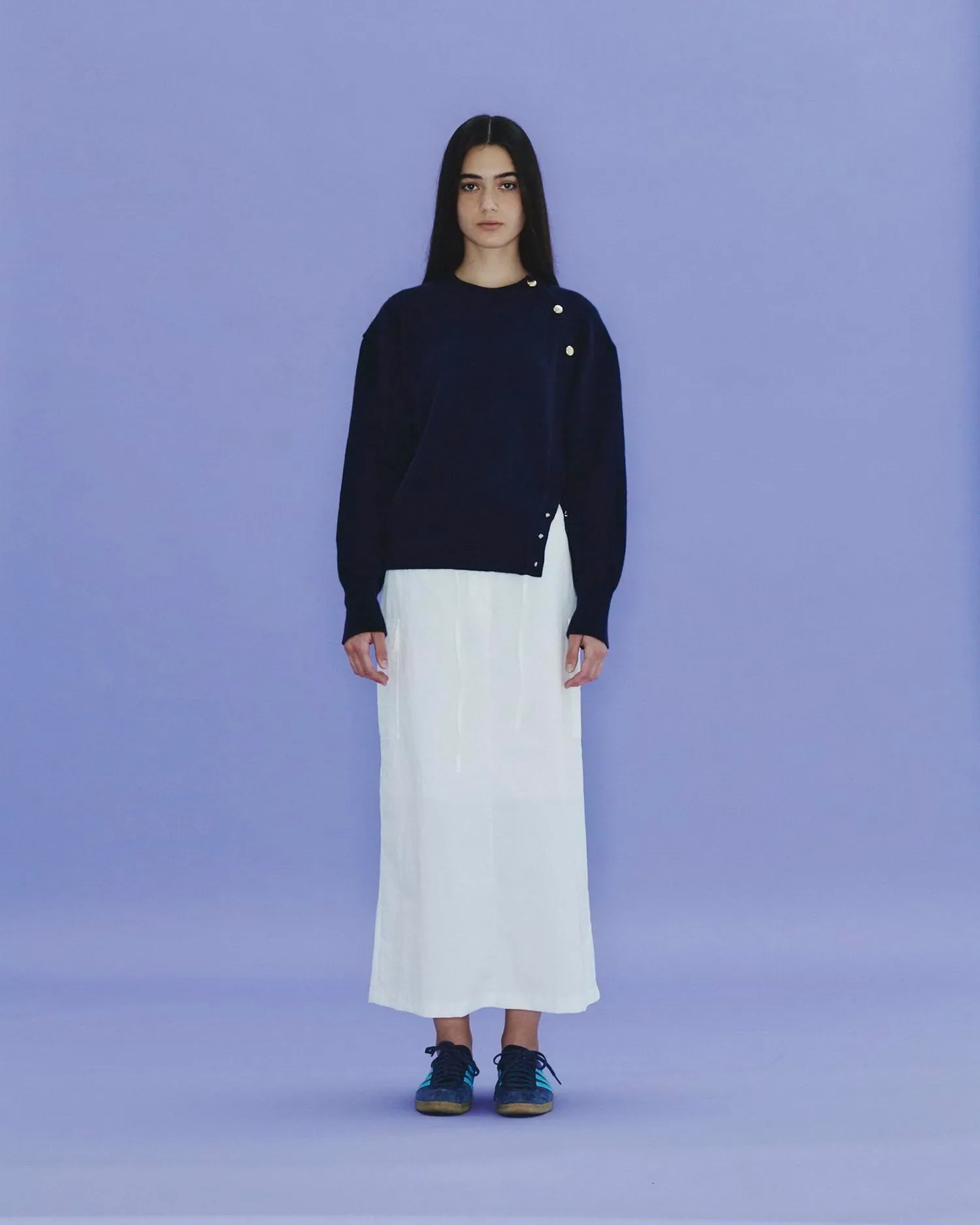 Side Button Sweater