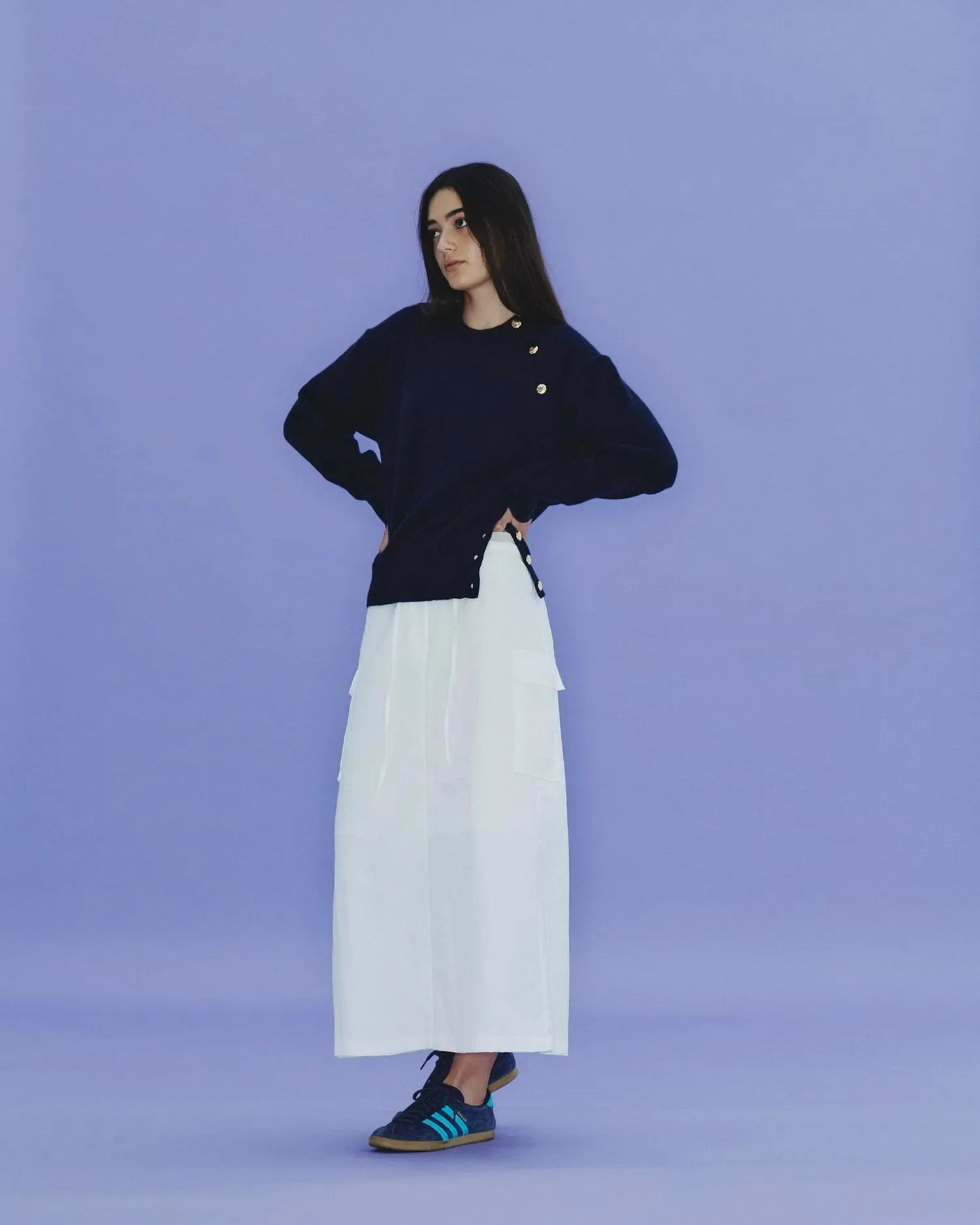 Side Button Sweater