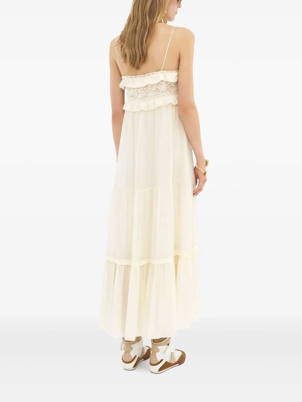 Silk long dress