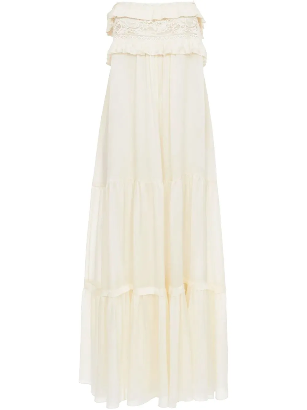 Silk long dress