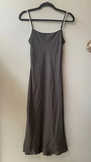 Silk Slip Midi Dress