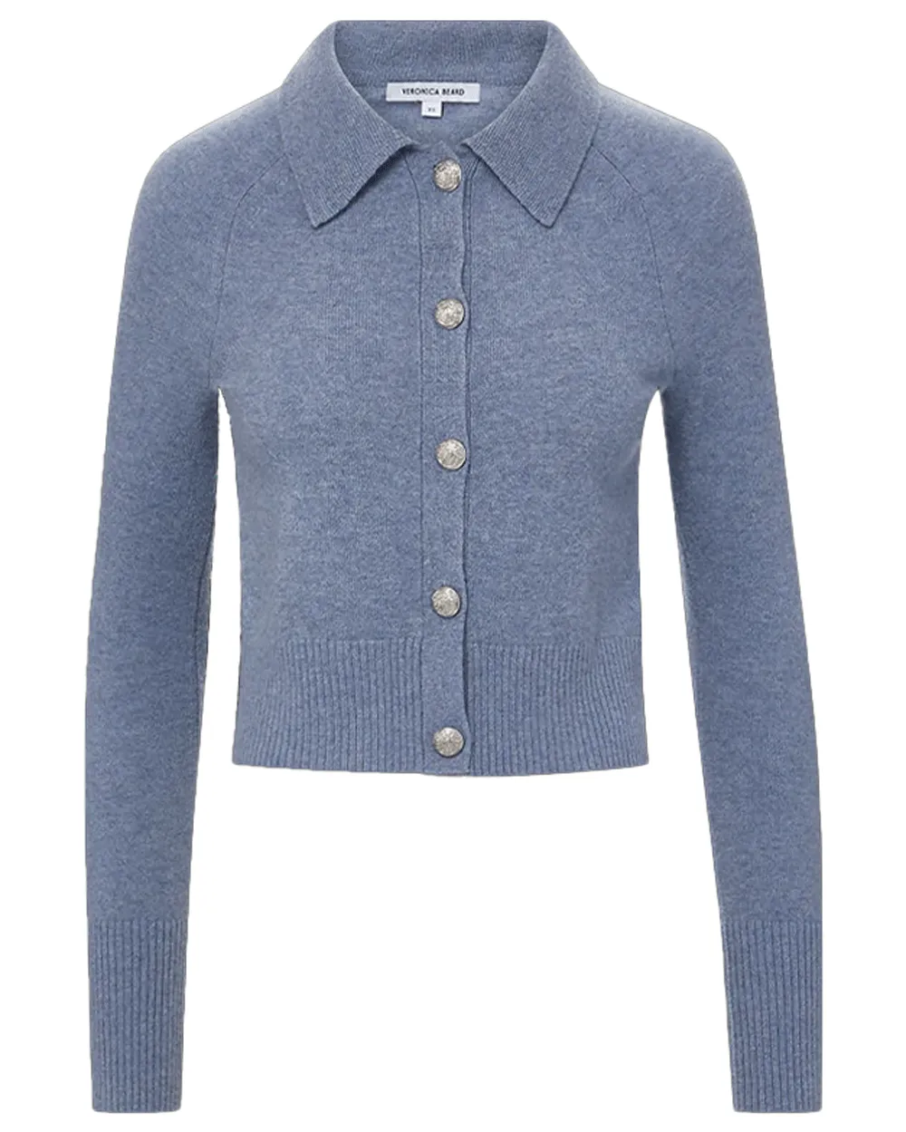 Smoke Blue Chesire Cashmere Cardigan