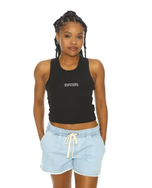 SOLEIL RIB TANK - Black