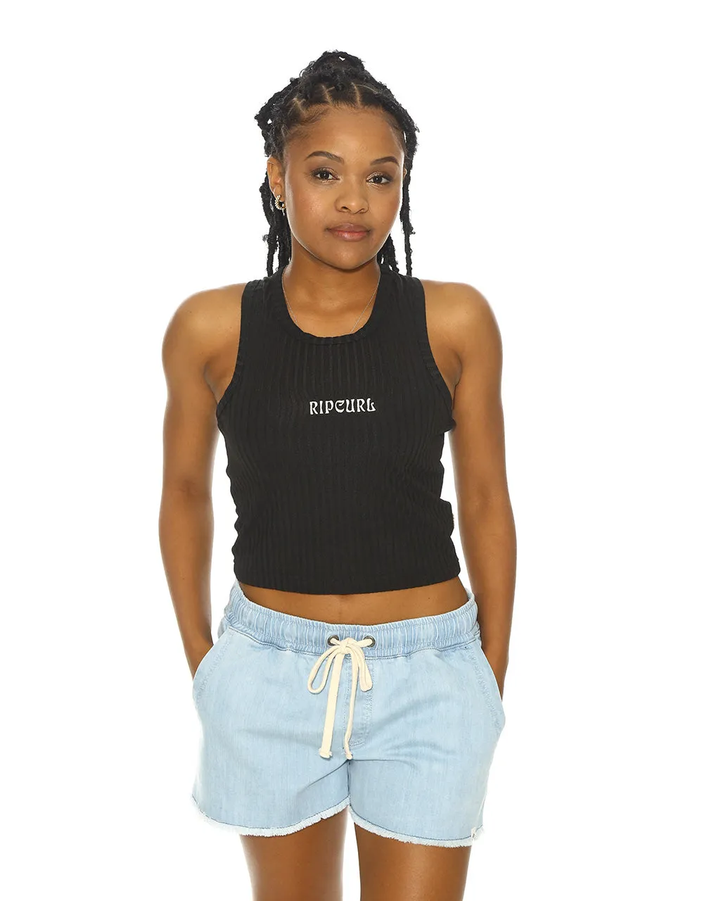 SOLEIL RIB TANK - Black