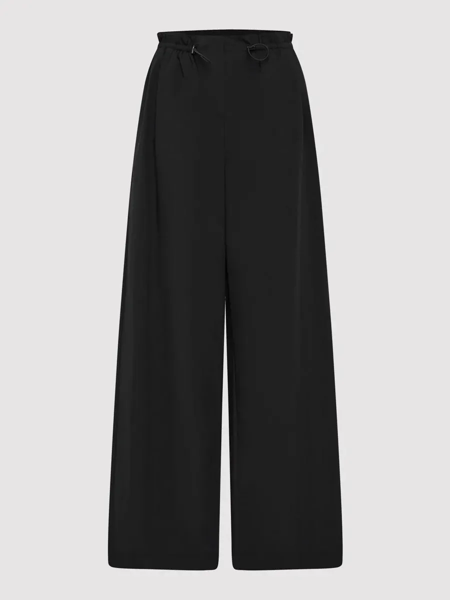 St. Agni Petit Paperbag Waist Pants Black