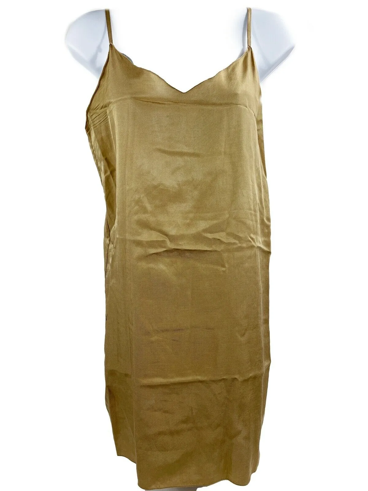 Stella McCartney Cotton Eyelet Tan Dress with Slip Lining - Tan - 36 - US 2