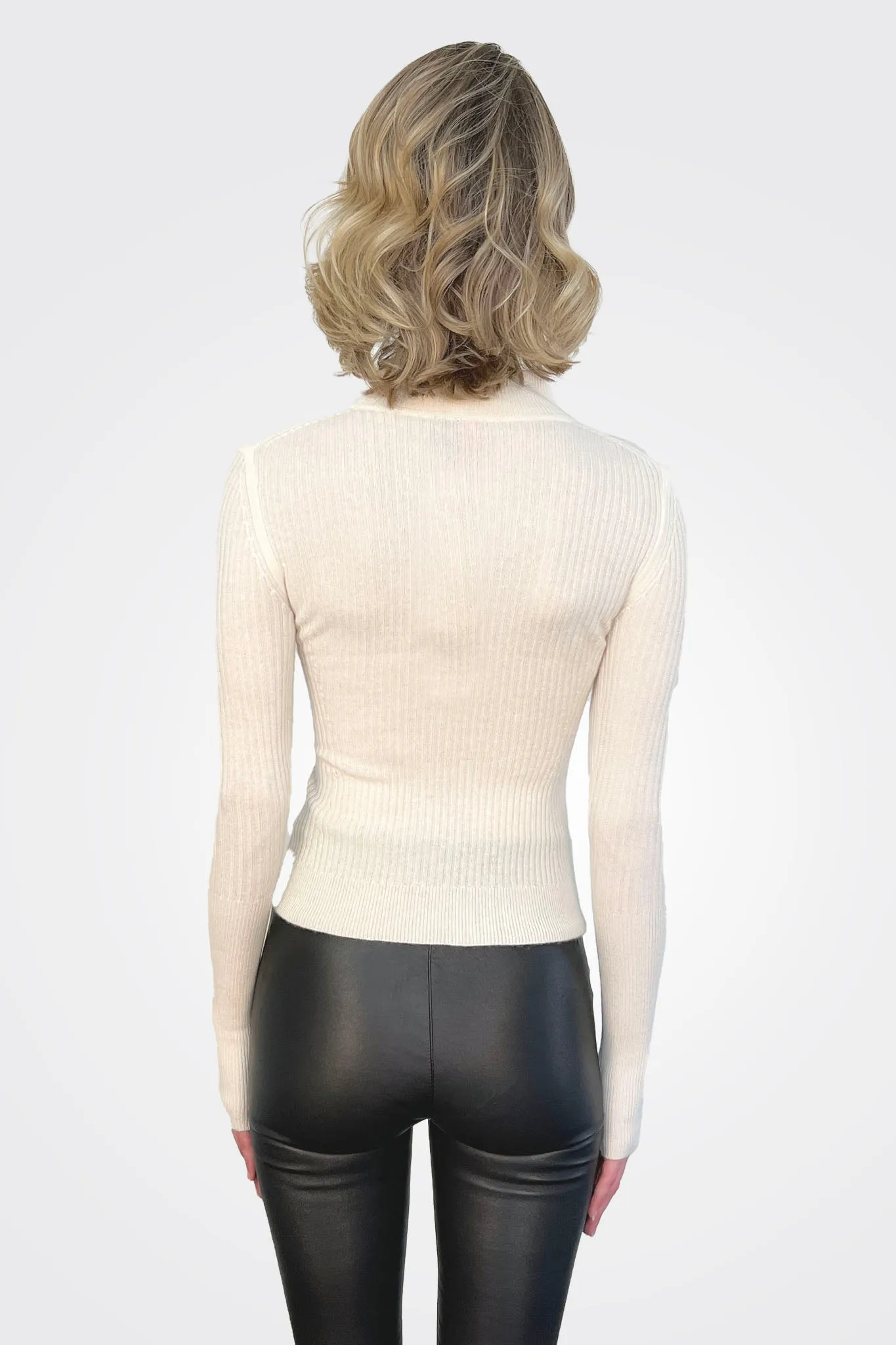 Stitch Mockneck - Ecru