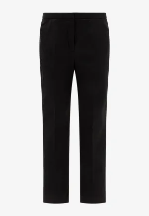 Straight-Leg Tailored Pants