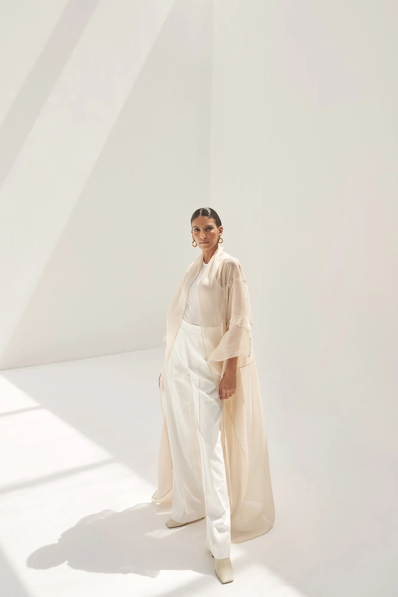 Straight Pants in White