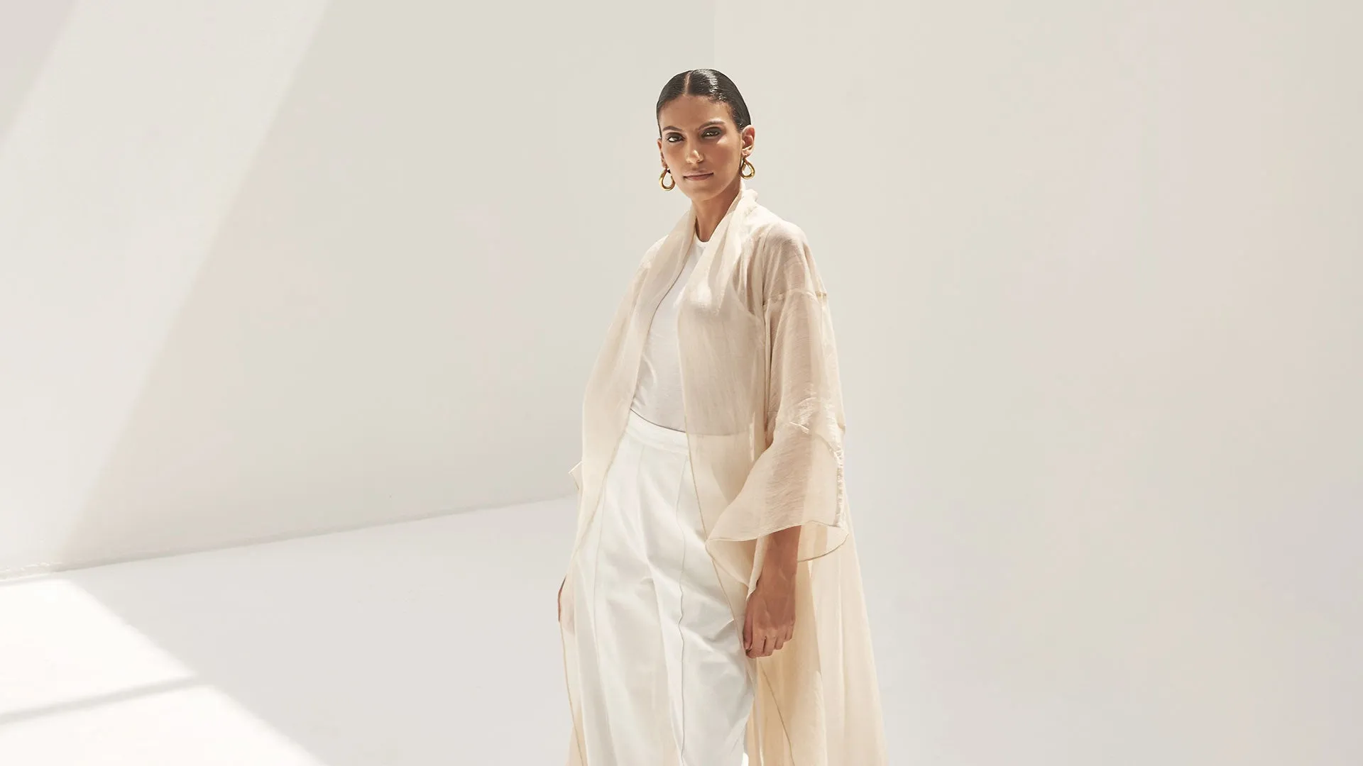 Straight Pants in White