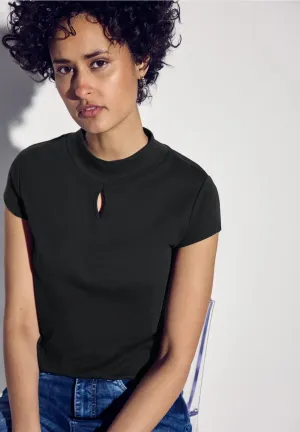 Street One top with subtle cut-out