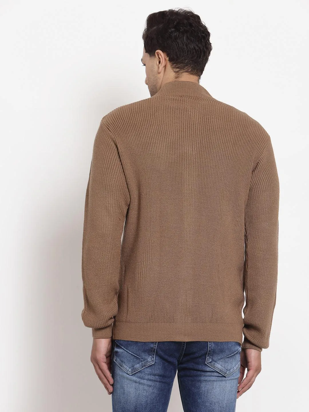 Style Quotient Men Tan Solid