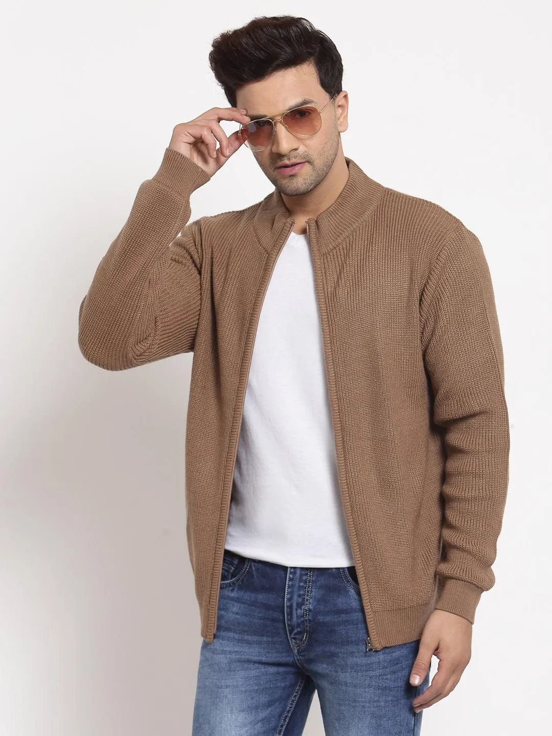 Style Quotient Men Tan Solid