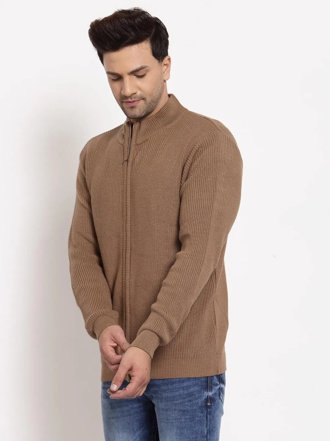 Style Quotient Men Tan Solid