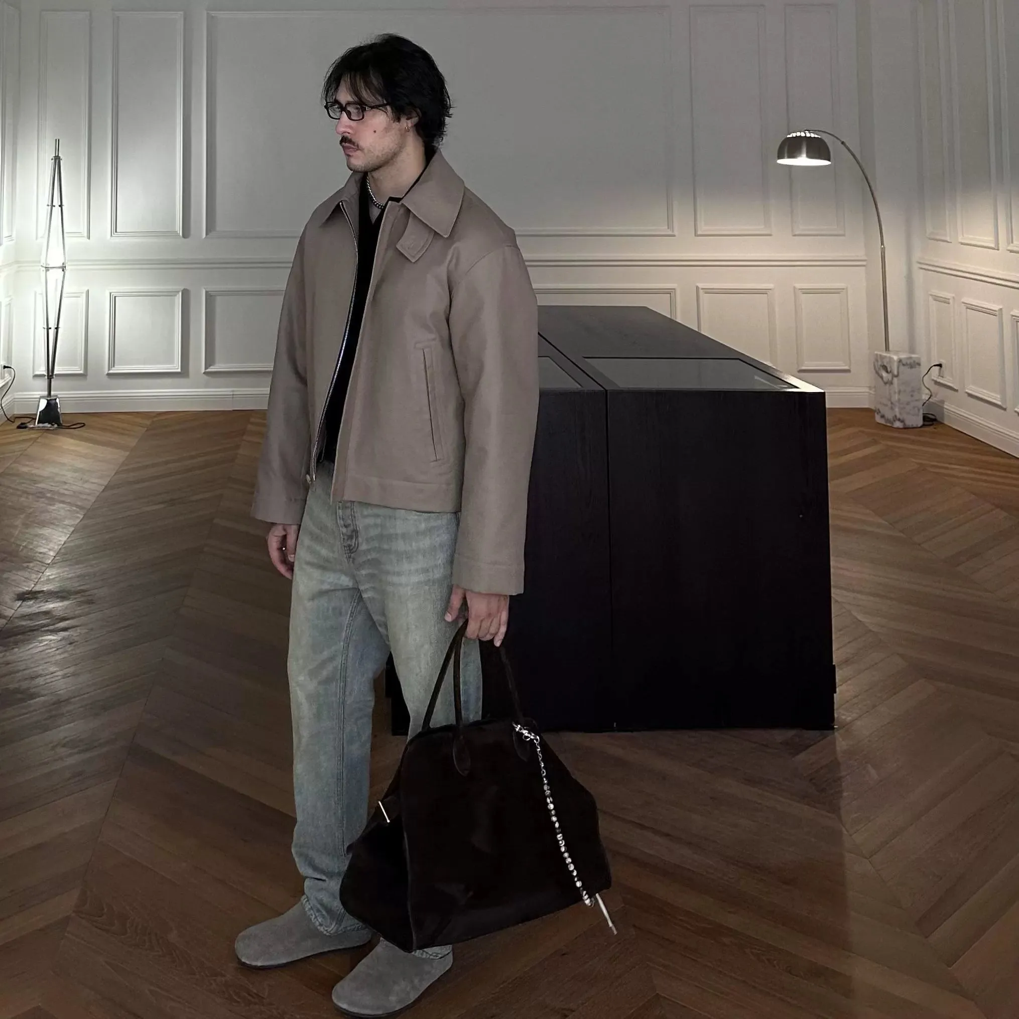 Submarine Cotton Scimitar Sleeve Jacket