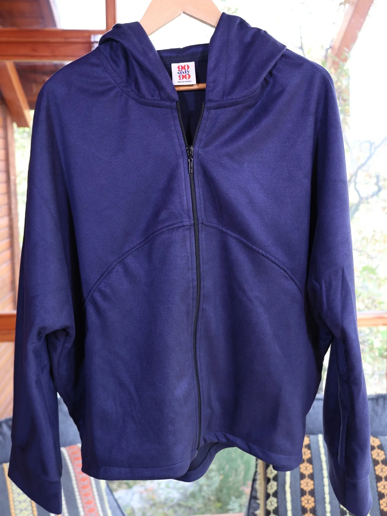 Suede Pants - Navy