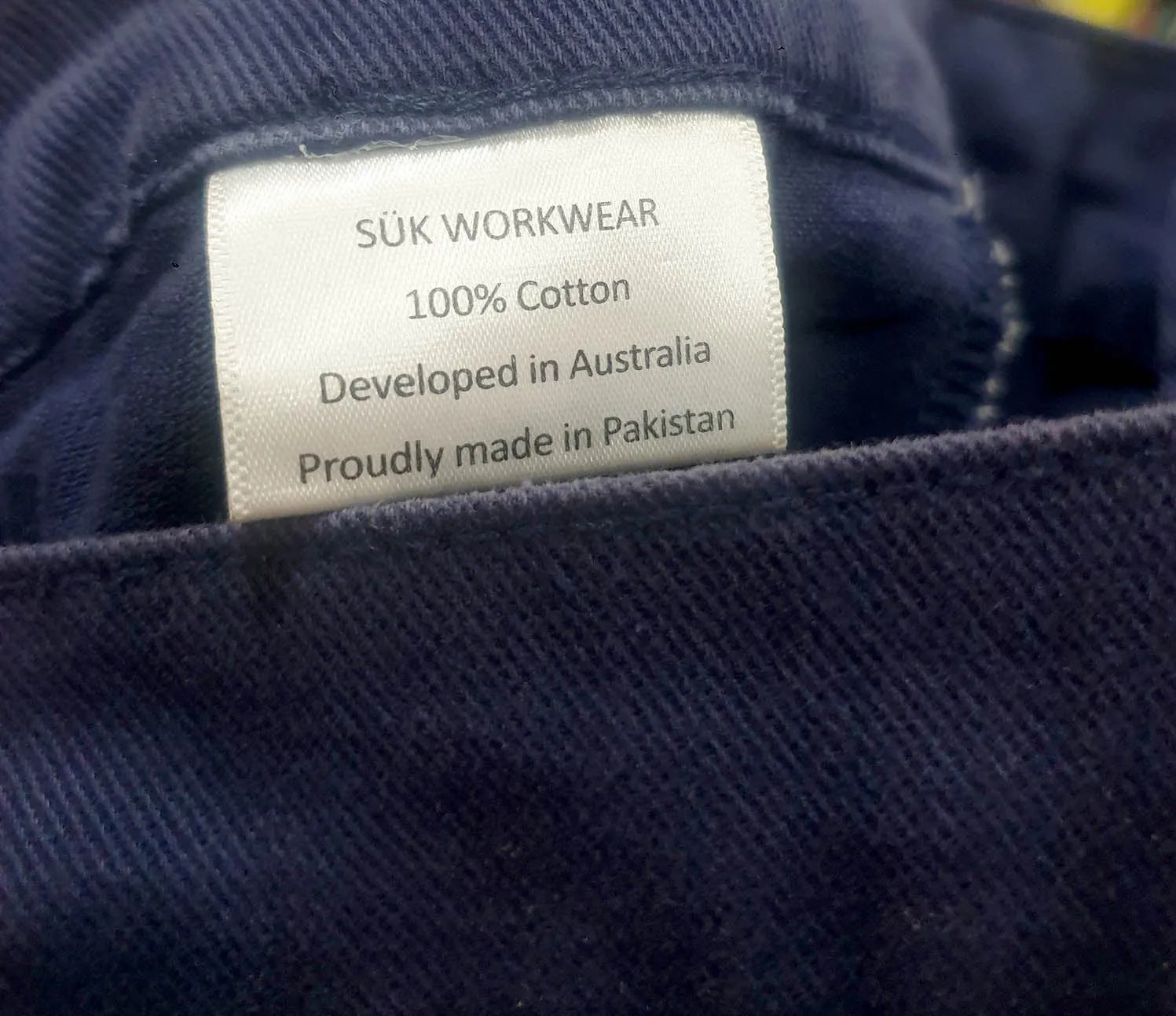 Suk Workwear navy pants size 18 (note: tailoring)