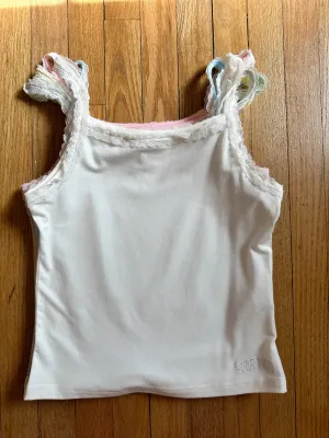 Sunkissed Coconut Lace Cami - White