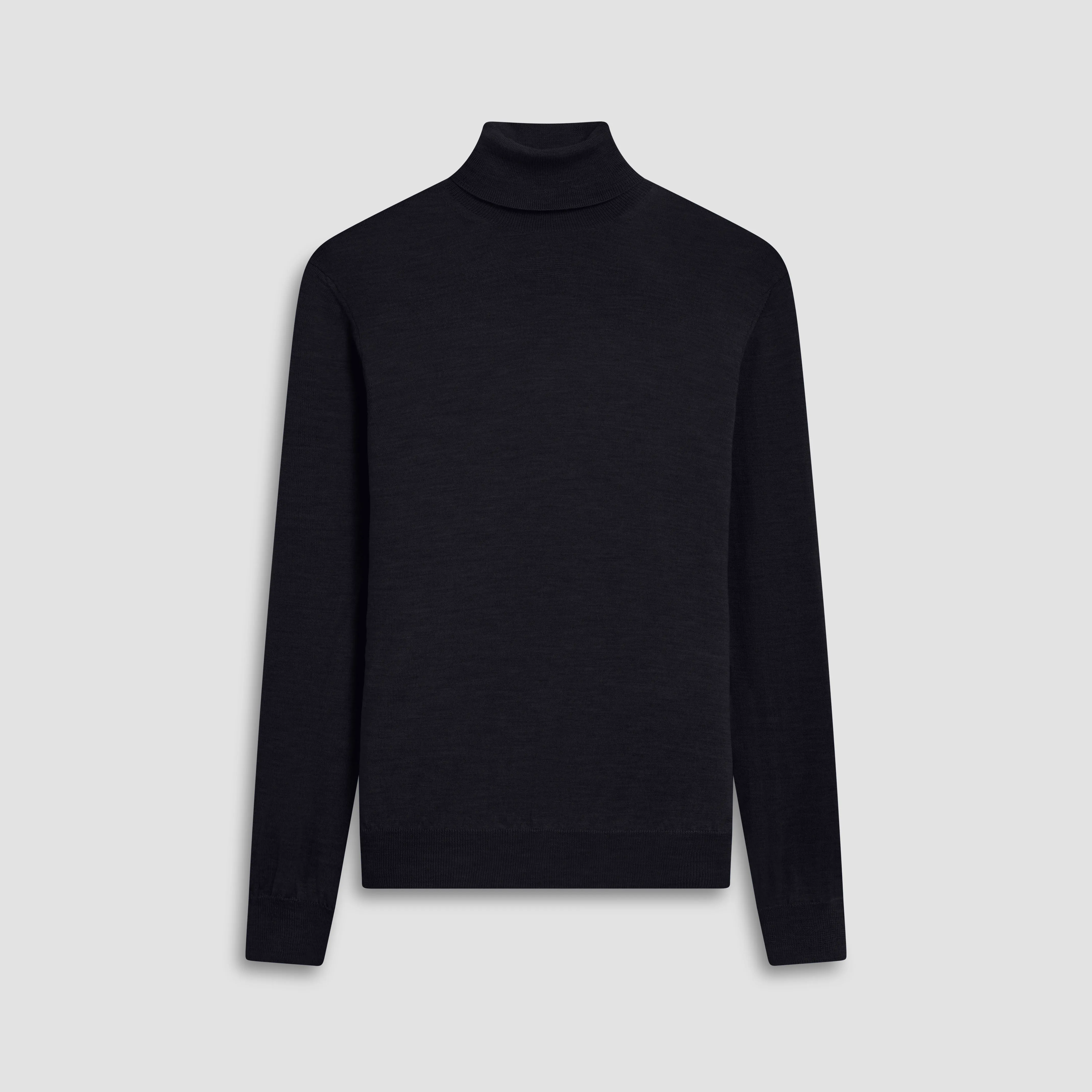 Super Merino Solid Turtleneck Sweater
