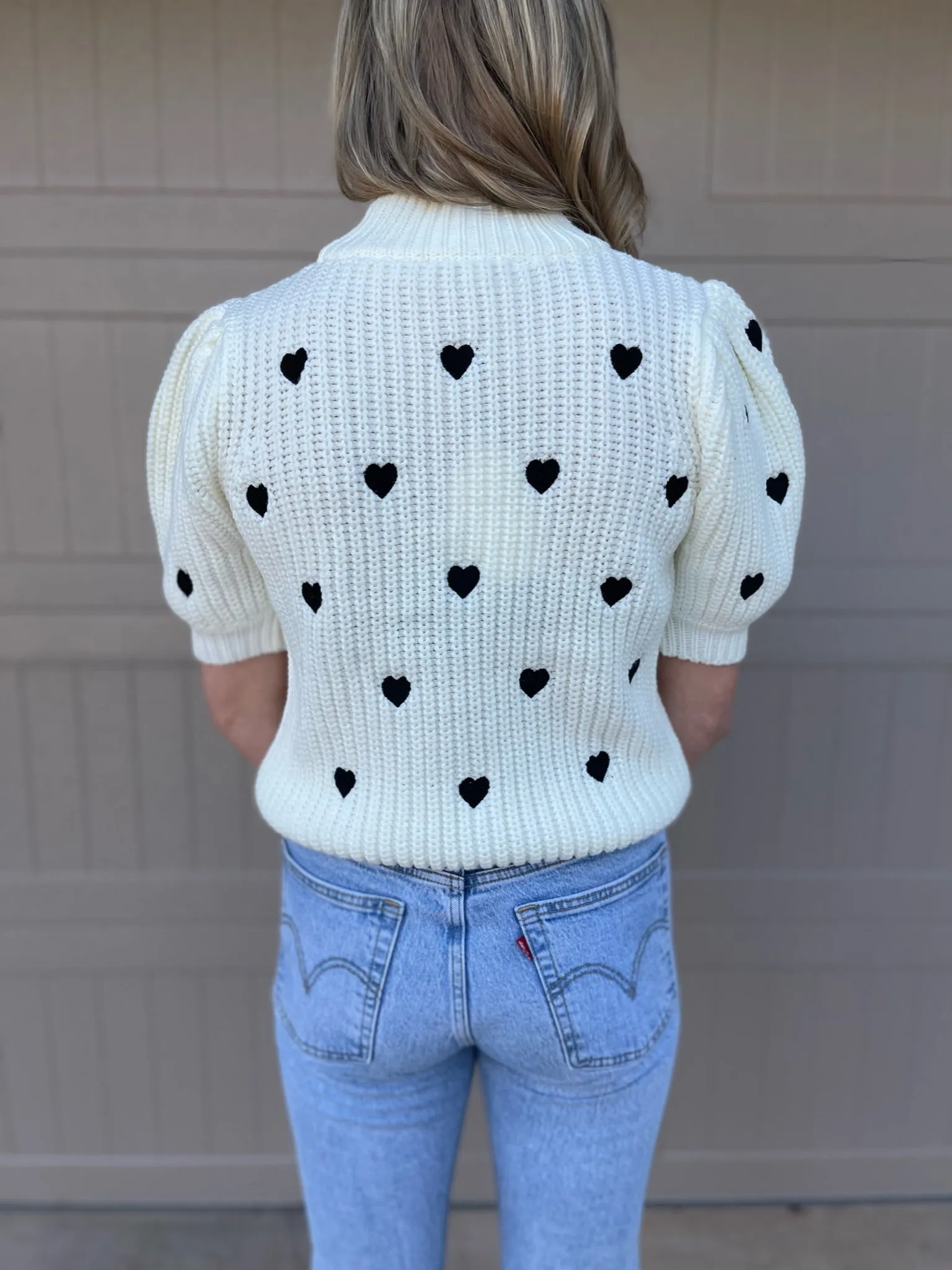 Sweetheart Sweater White