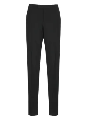 Tailored Black Virgin Wool Pants