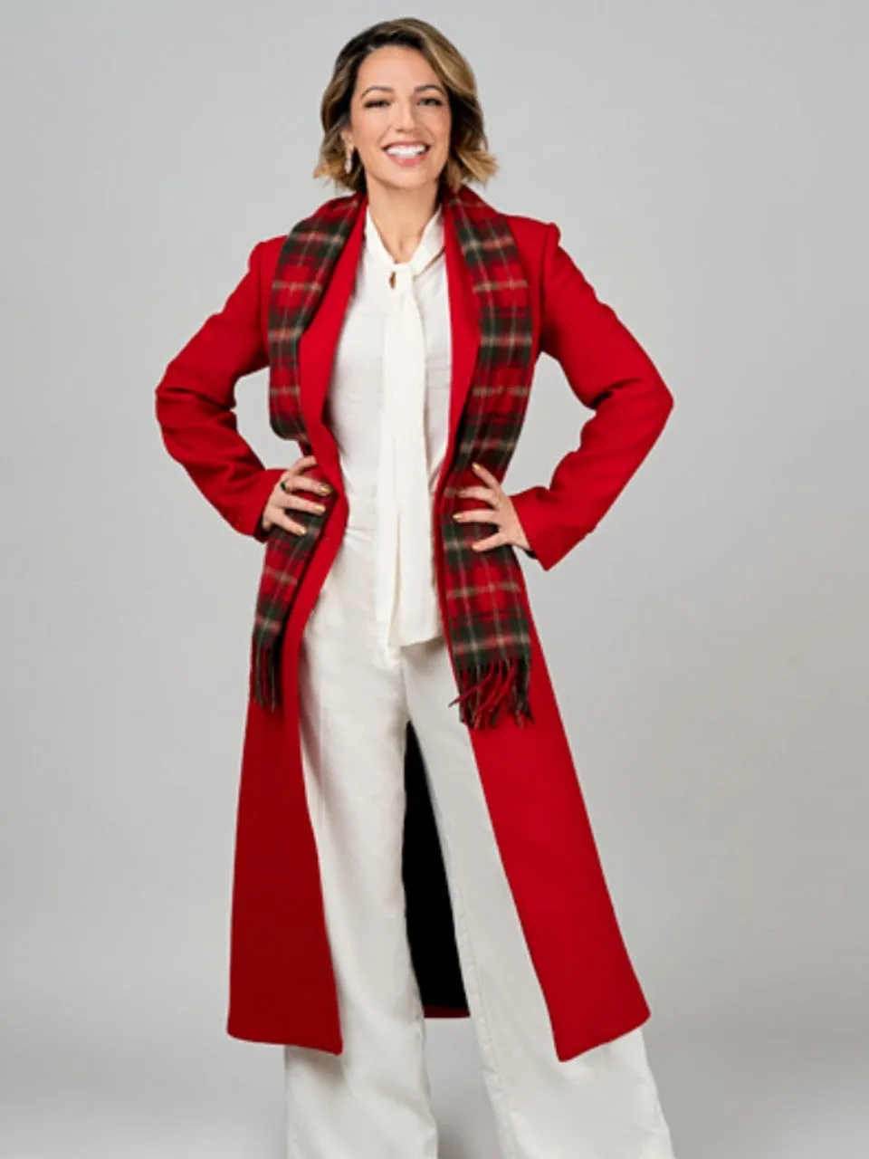 Take Me Back For Christmas Vanessa Lengies Trench Coat