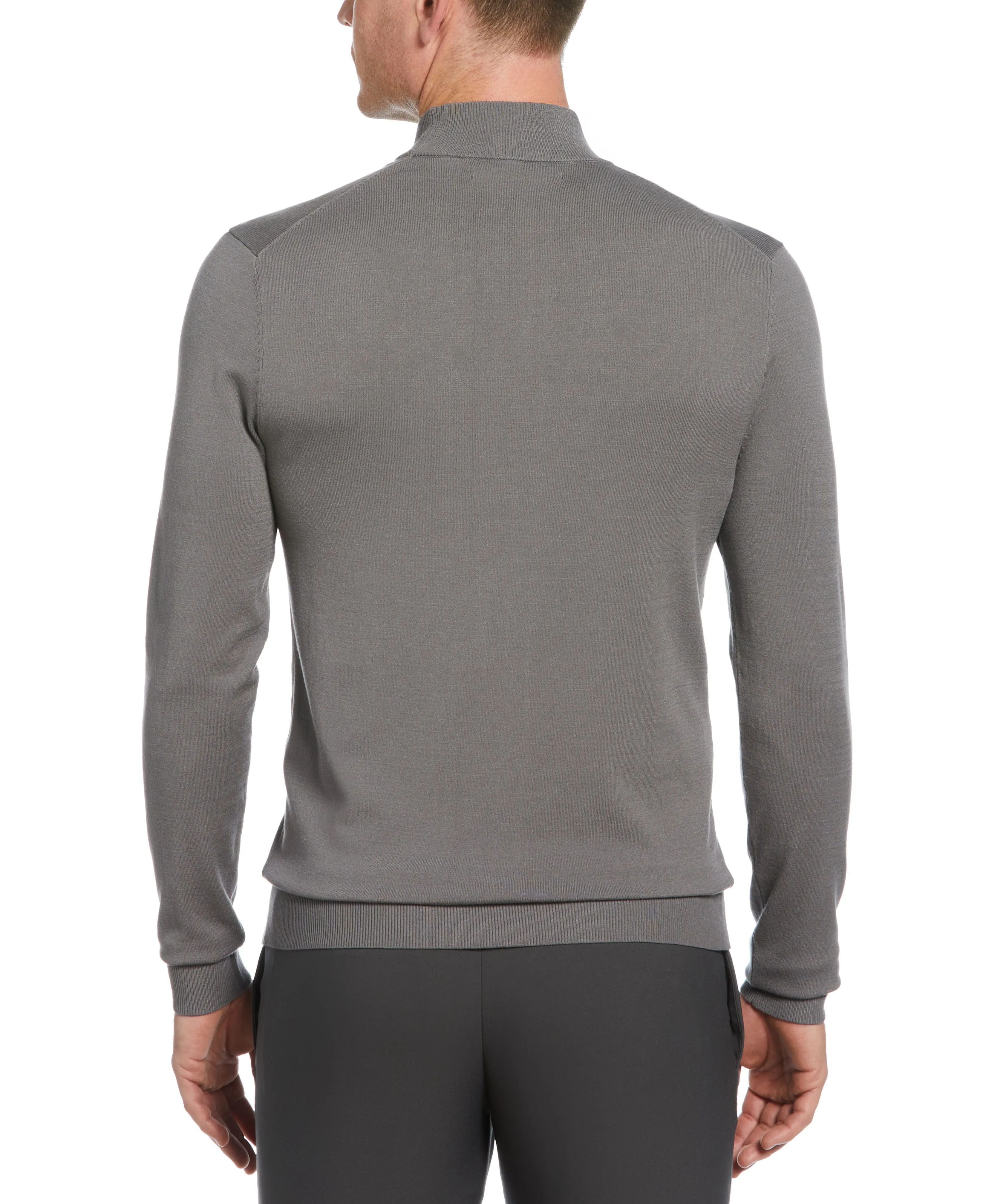 Tech Knit Mock Neck Pullover Sweater