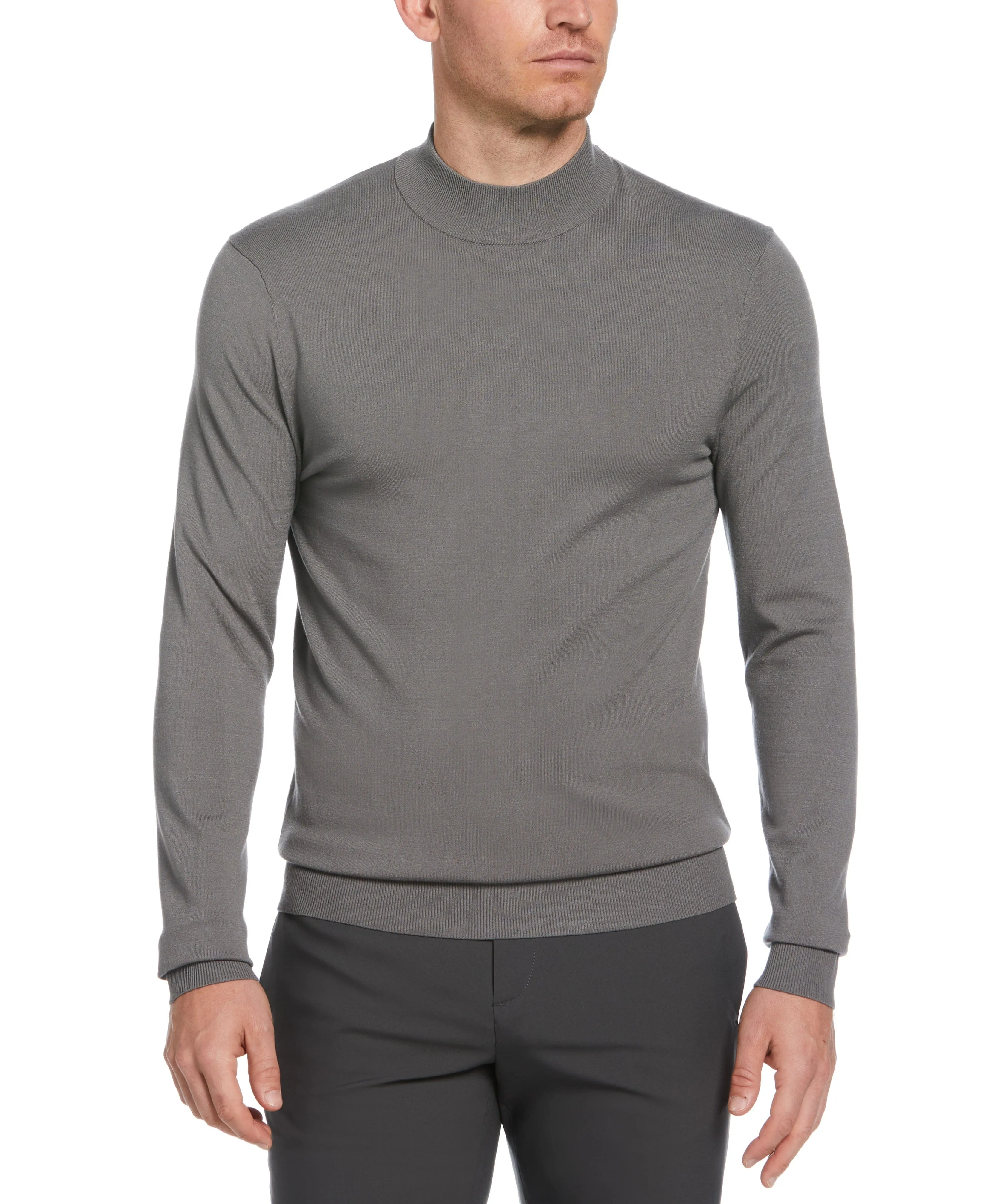 Tech Knit Mock Neck Pullover Sweater