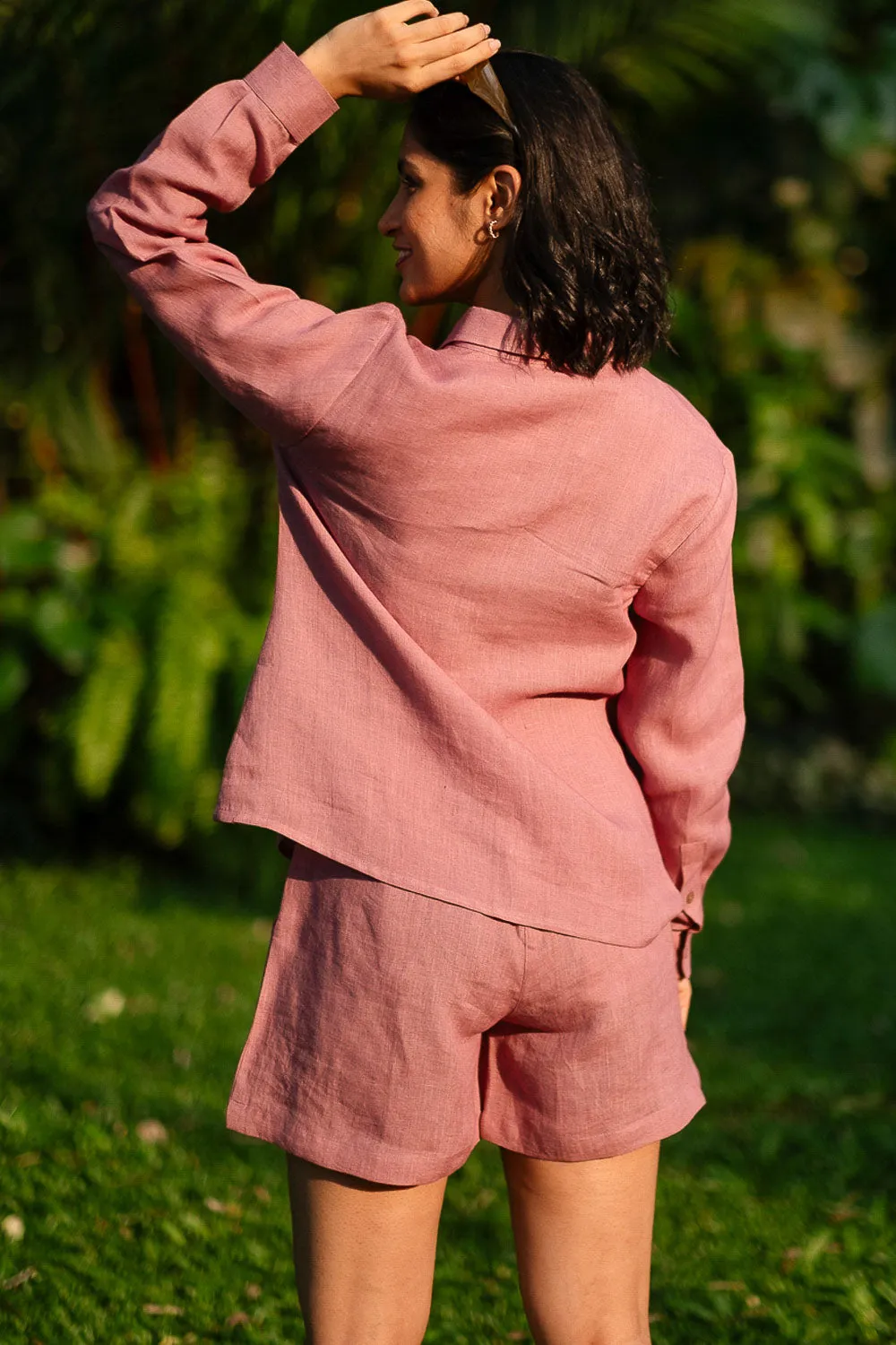 The Linen Tailored Shorts