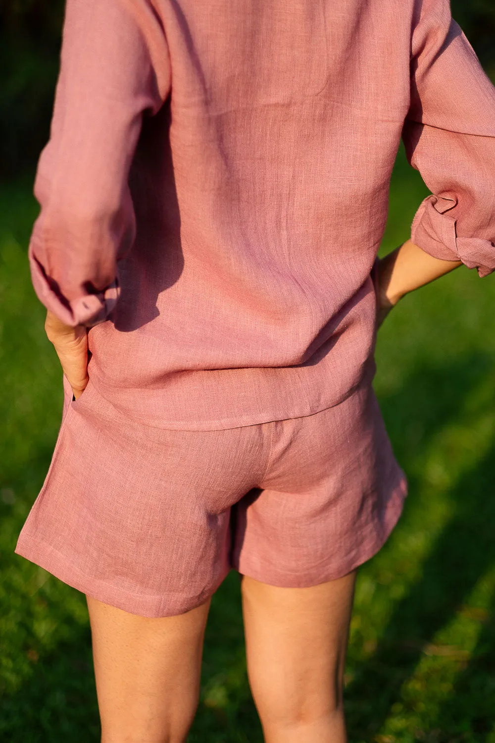 The Linen Tailored Shorts