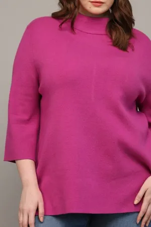 The Margaret Sweater in Magenta