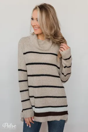 The Way You Make Me Feel Turtleneck Sweater- Neutral Tones
