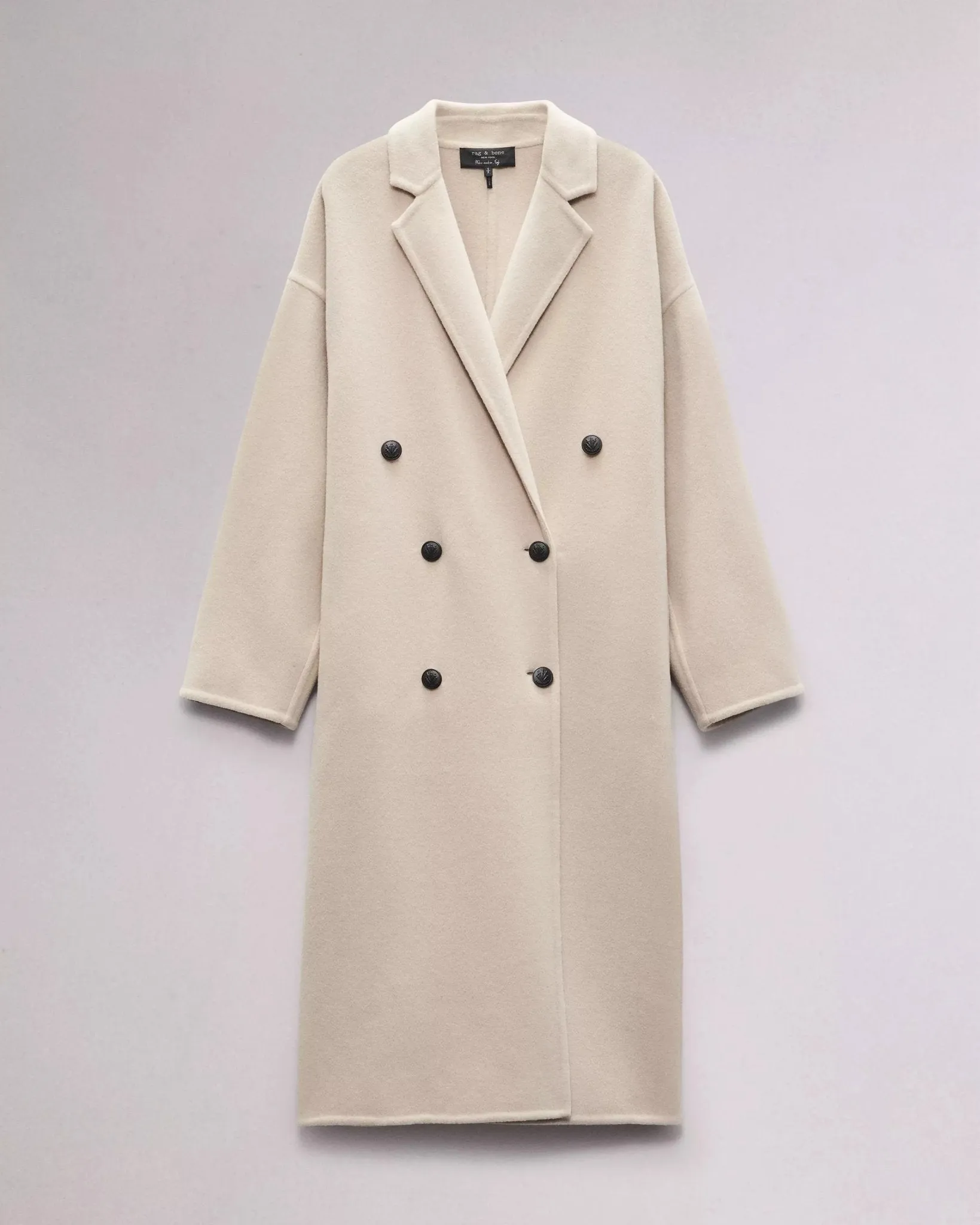 Thea Wool-Blend Coat in Oatmeal