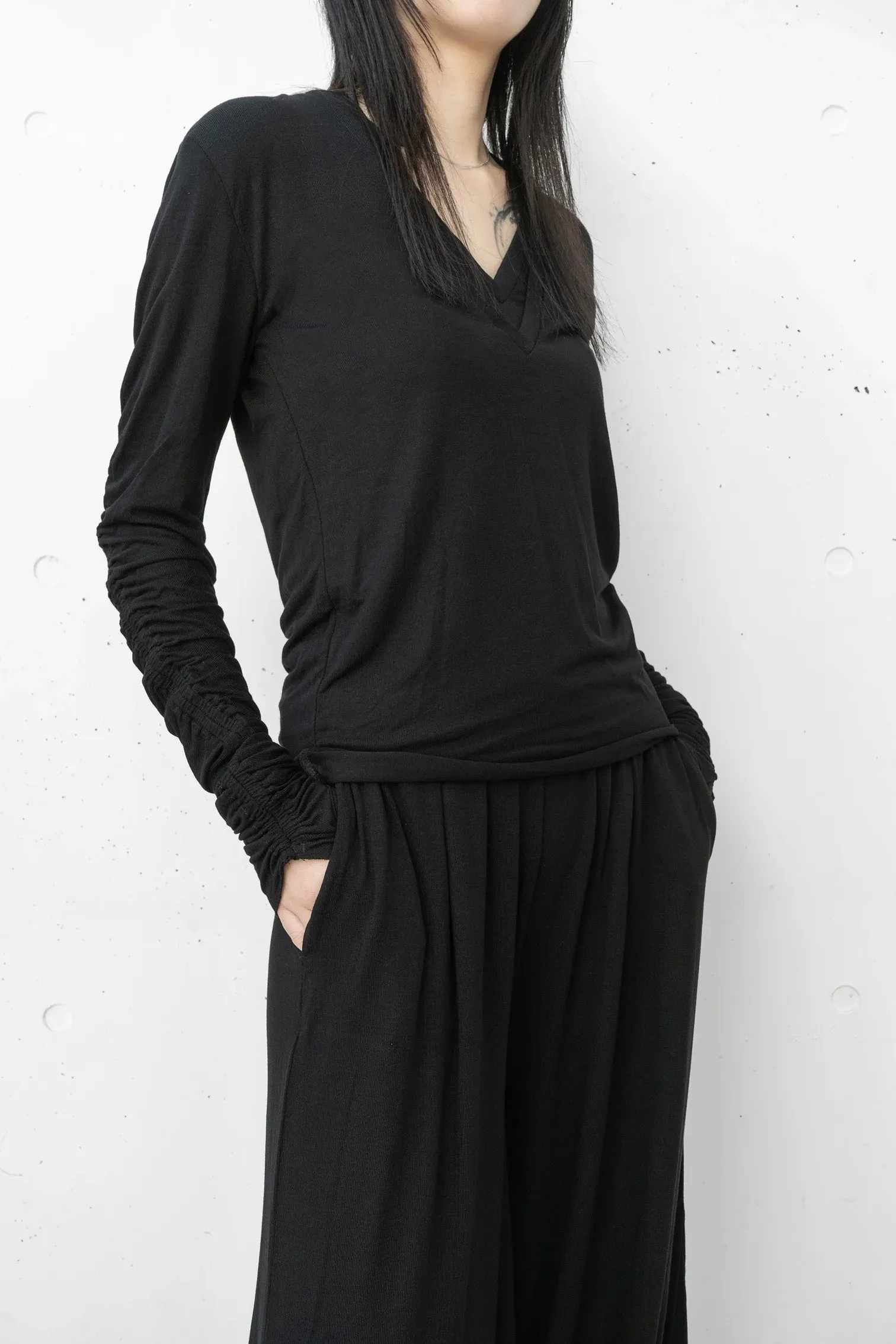thom/krom Shirring Fitted Tops (Femme)