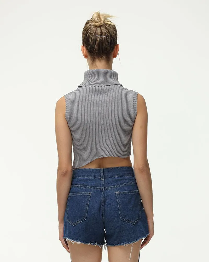 Tincture Ribbed Turtleneck Top