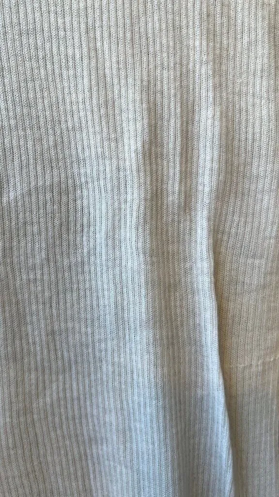 Tissue Ribbed Sleeveless Turtleneck