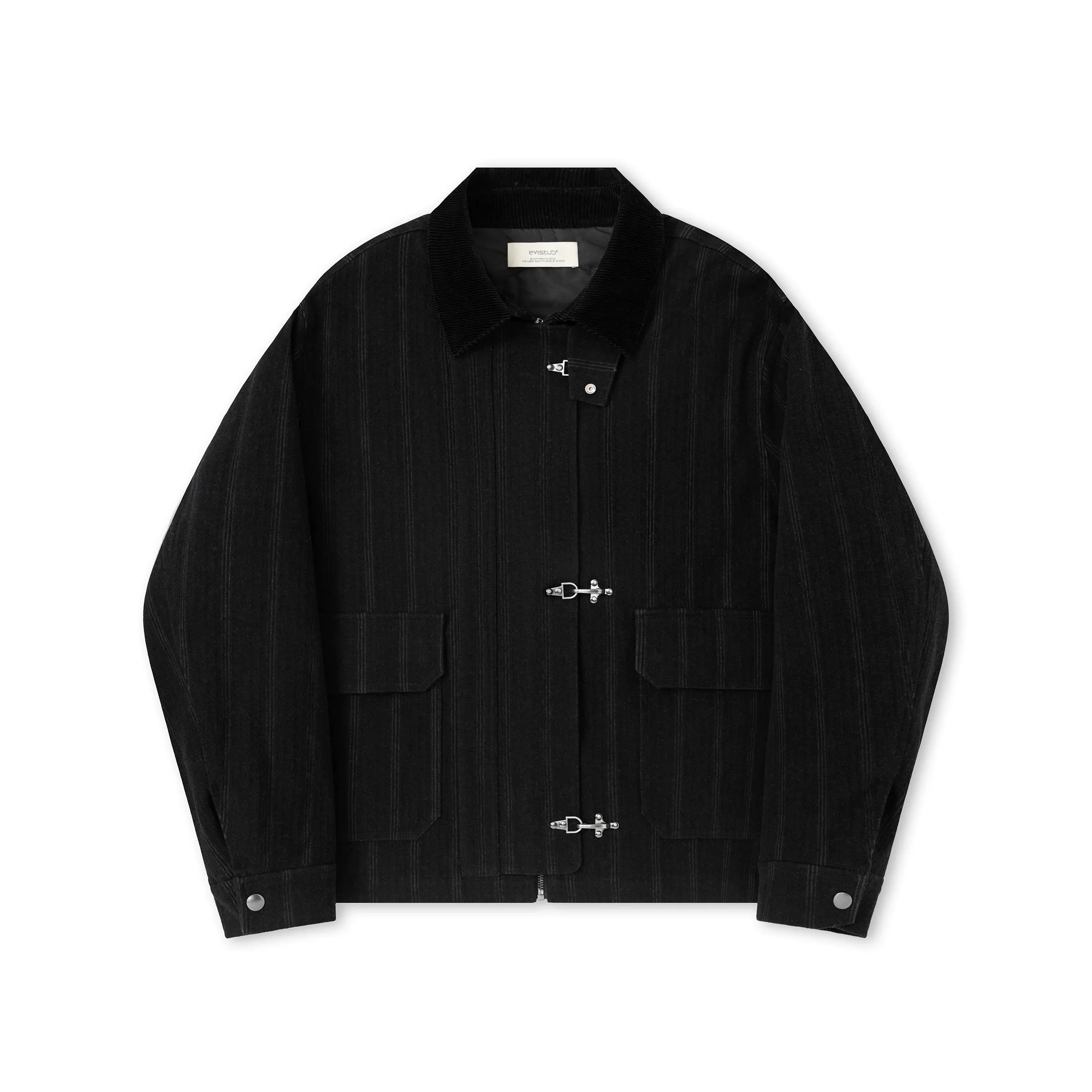 Toggle Closure Wool Jacket