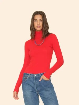 Tommy Sweater in Bright Flame