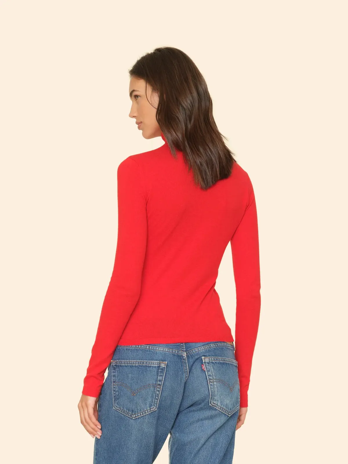 Tommy Sweater in Bright Flame
