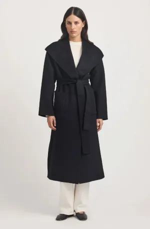 TOORALLIE LONG WRAP COAT