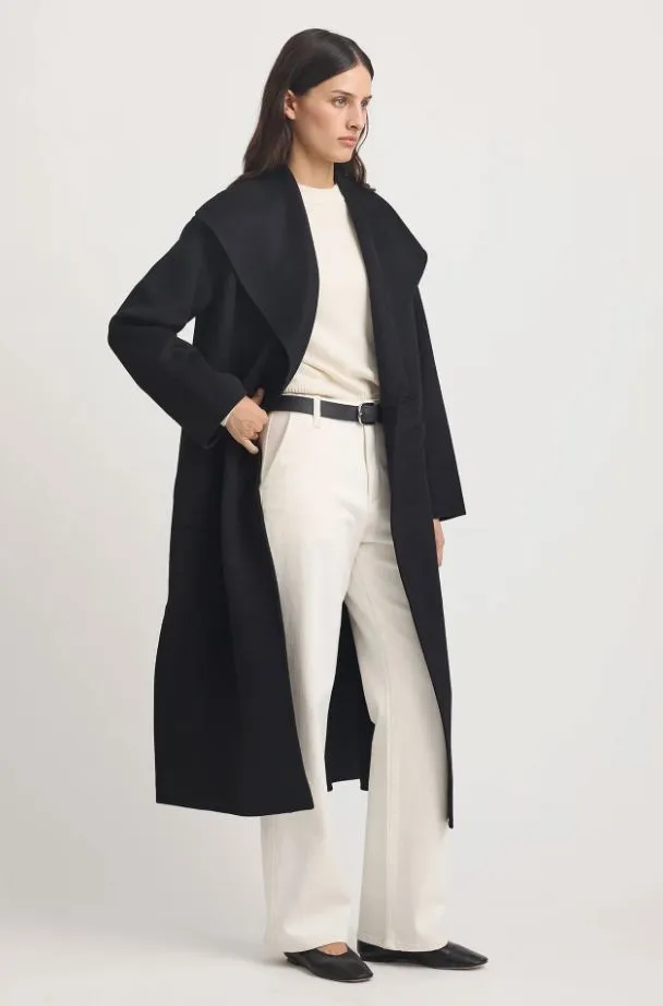 TOORALLIE LONG WRAP COAT