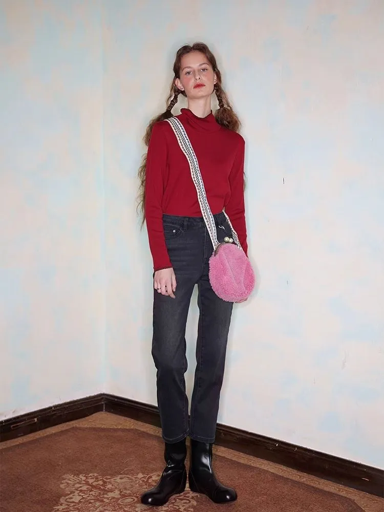Turtleneck Stretch Shirt