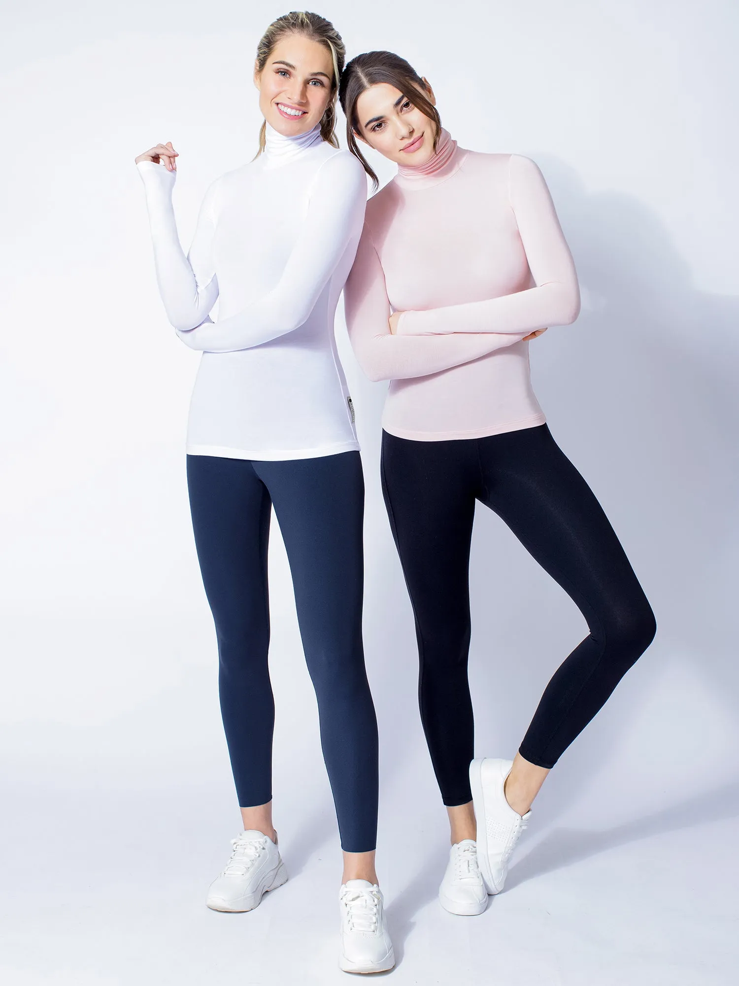 TURTLENECK TOP, PINK