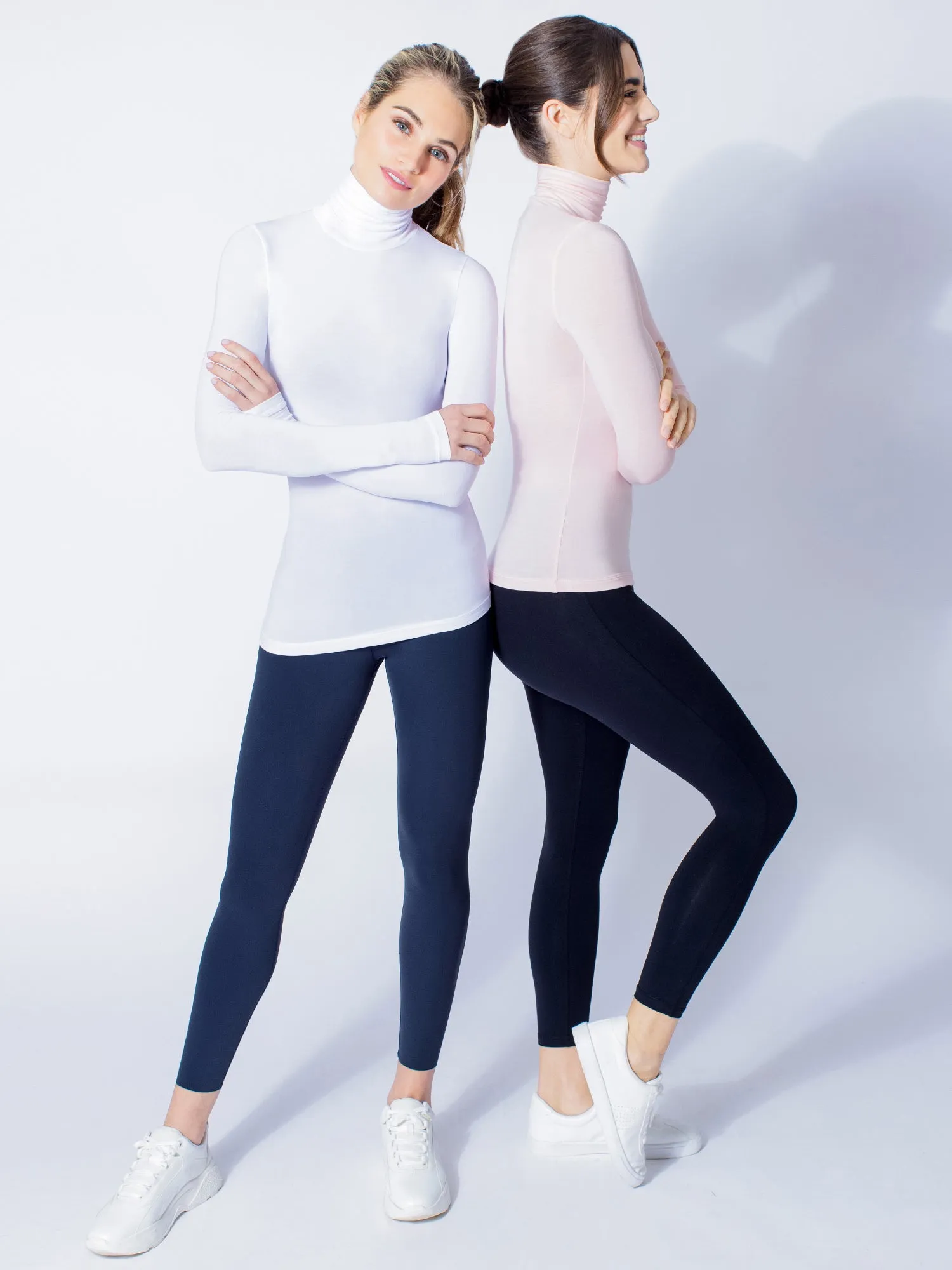 TURTLENECK TOP, PINK