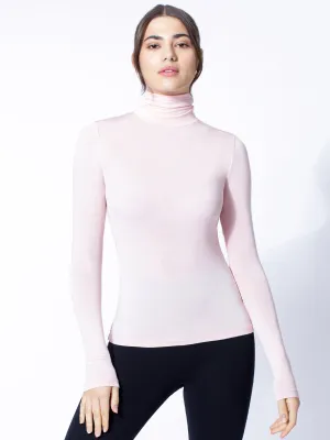 TURTLENECK TOP, PINK